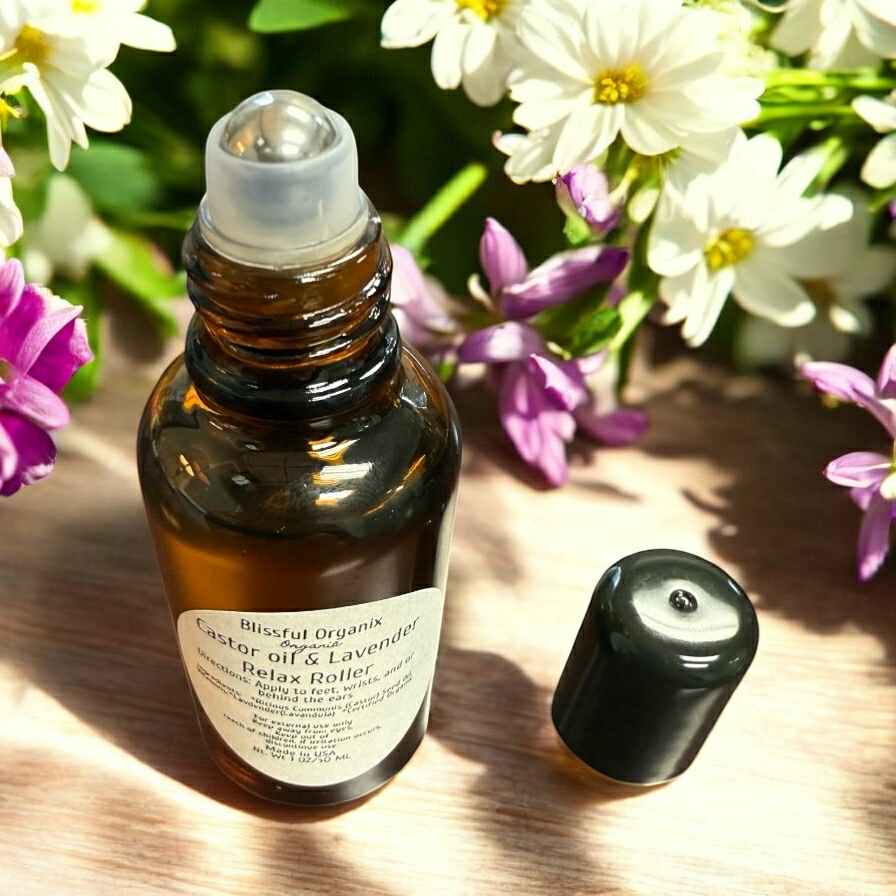 Organic Castor oil & Lavender Relax Roller