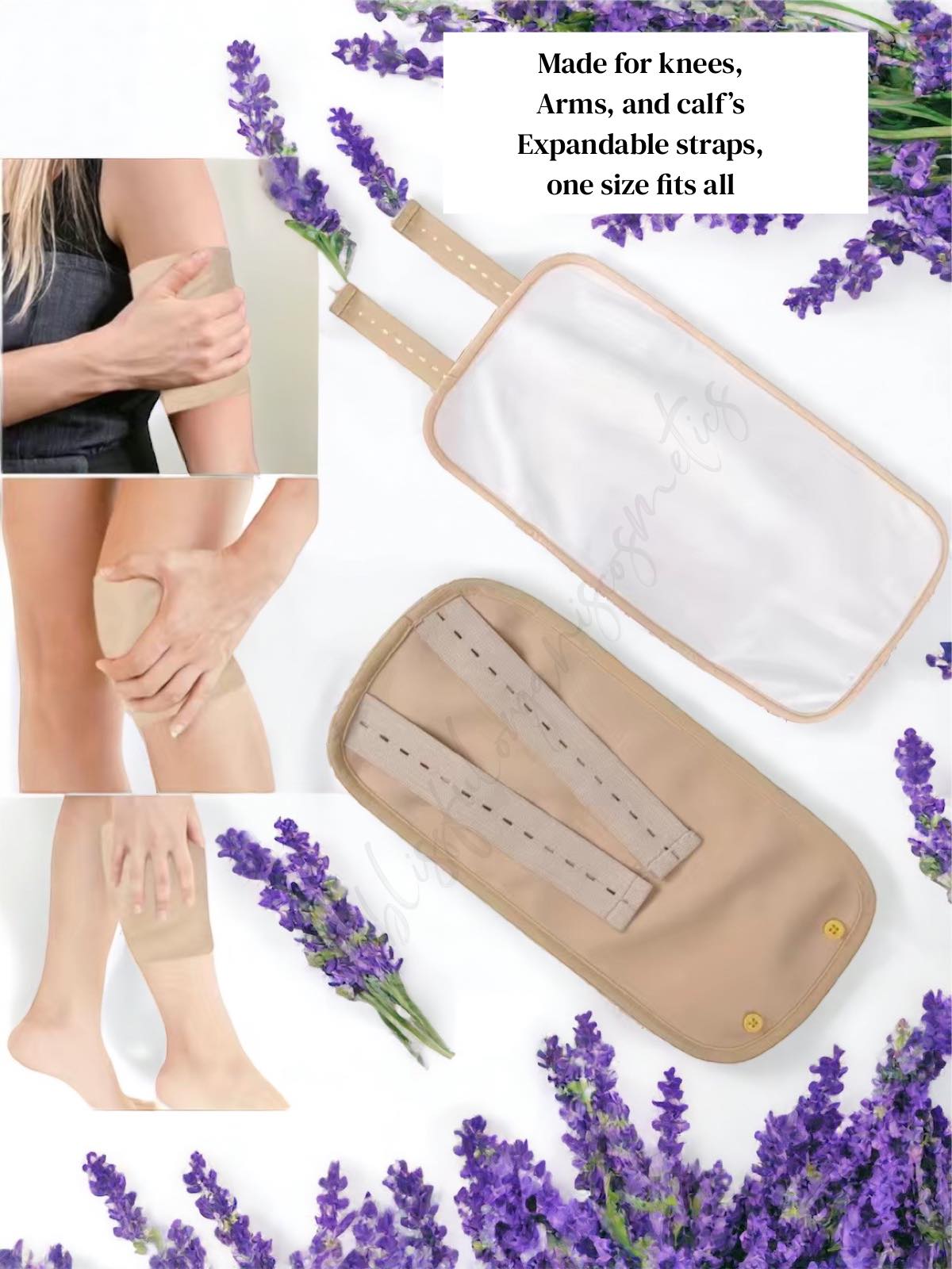 Castor Oil Organic Compress made for Knee, Arm & Calve