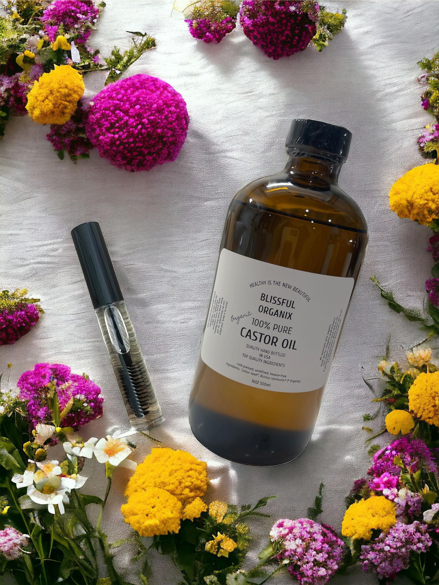 Organic Castor oil+Rosemary Eyelash and Castor Oil
