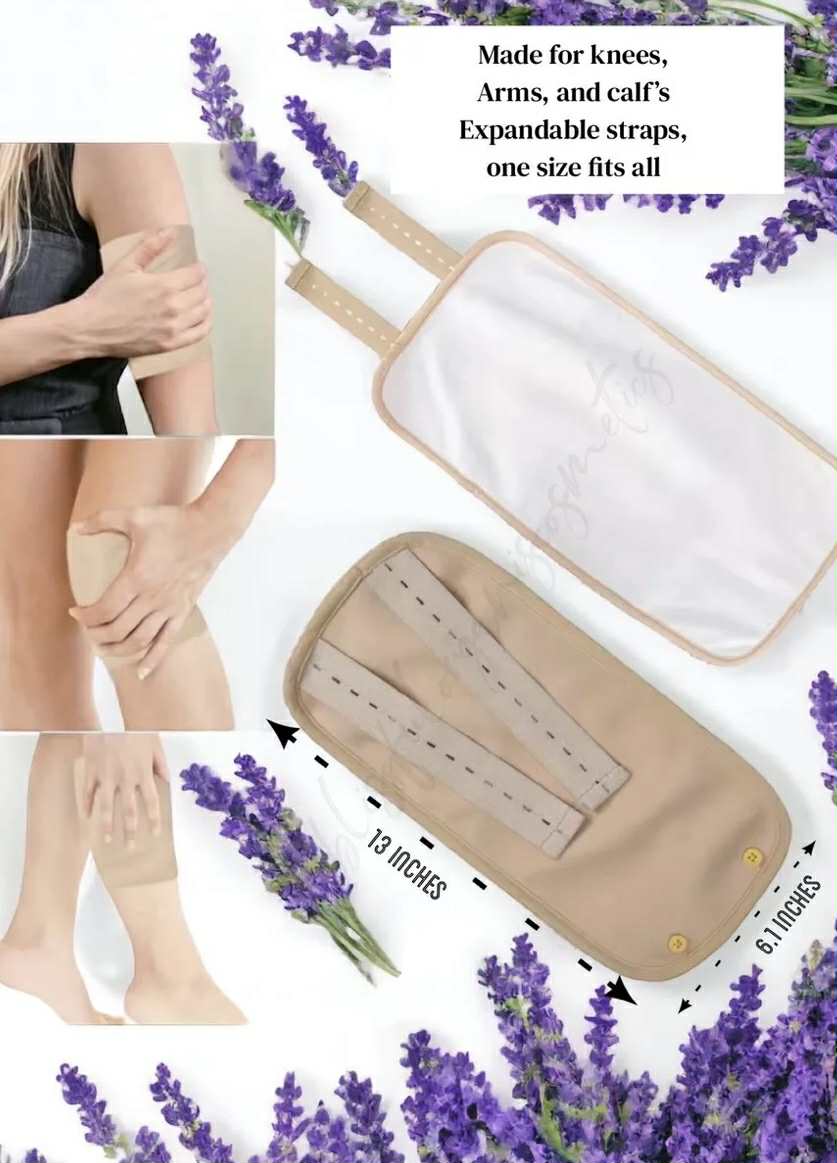 BLISSFUL ORGANIX CASTOR OIL & CAYENNE PAIN RELIEF ROLLER W/ COMPRESS