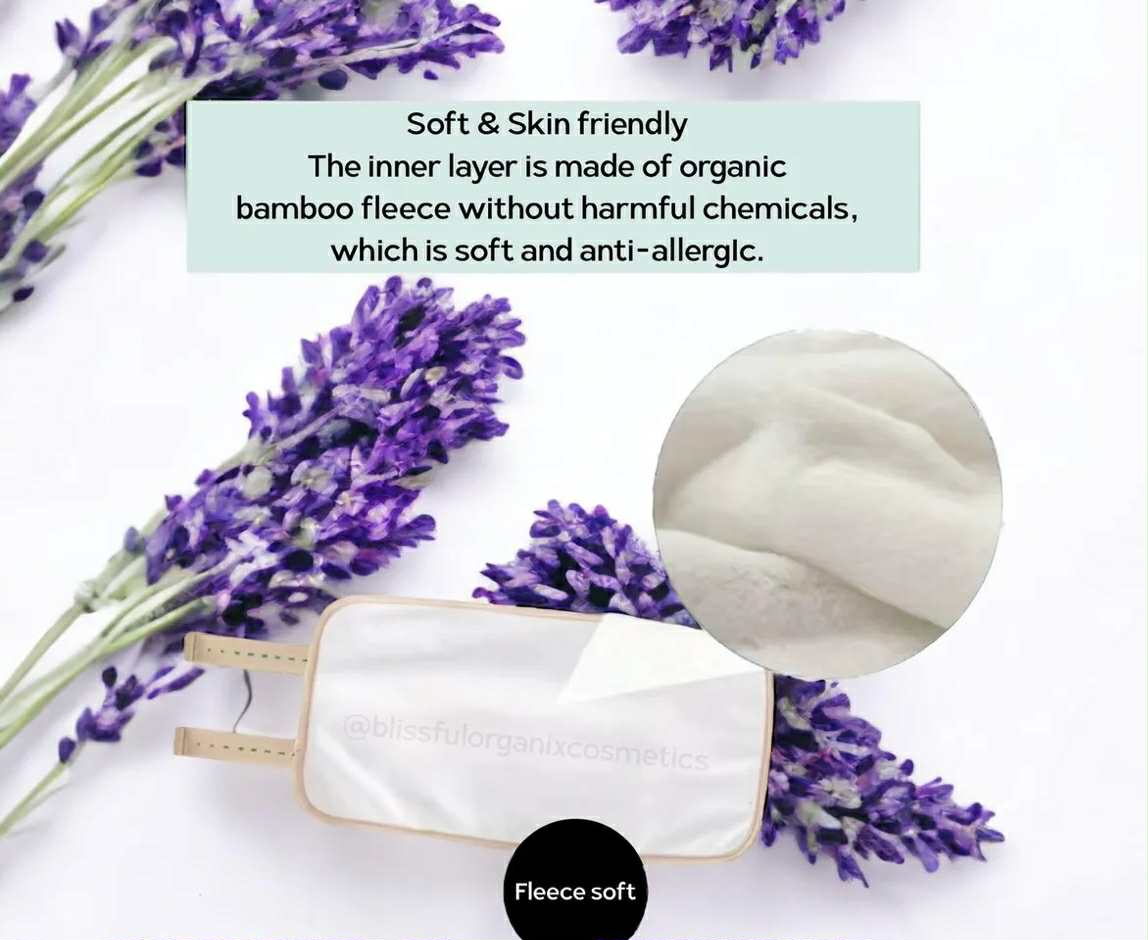 BLISSFUL ORGANIX CASTOR OIL & CAYENNE PAIN RELIEF ROLLER W/ COMPRESS